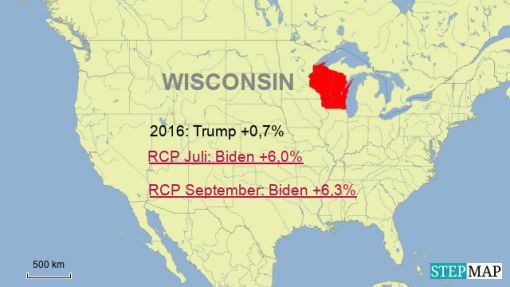 Wisconsin Wisconsin: 10 Wahlleute