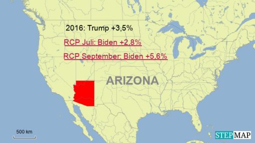 Arizona Arizona: 11 Wahlleute