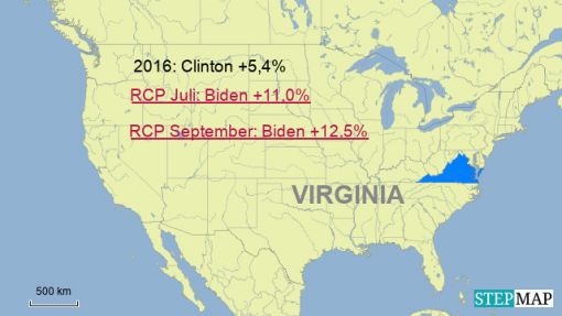 Virginia Virginia: 13 Wahlleute