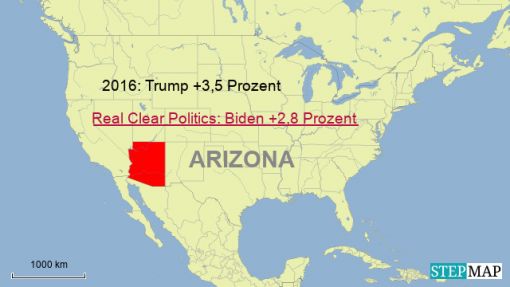 Arizona Arizona, 11 Wahlleute