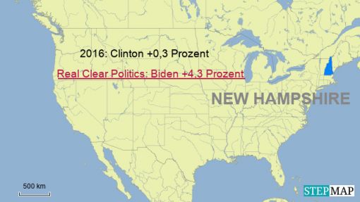 New Hampshire New Hampshire, 4 Wahlleute