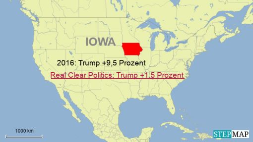 Iowa Iowa, 6 Wahlleute