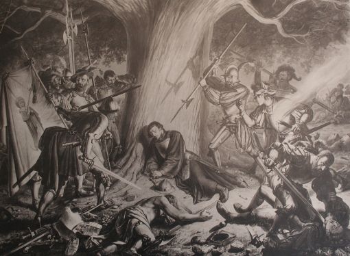 Die Ermordnung Zwinglis, Kappel am Albis, 11. Oktober 1531