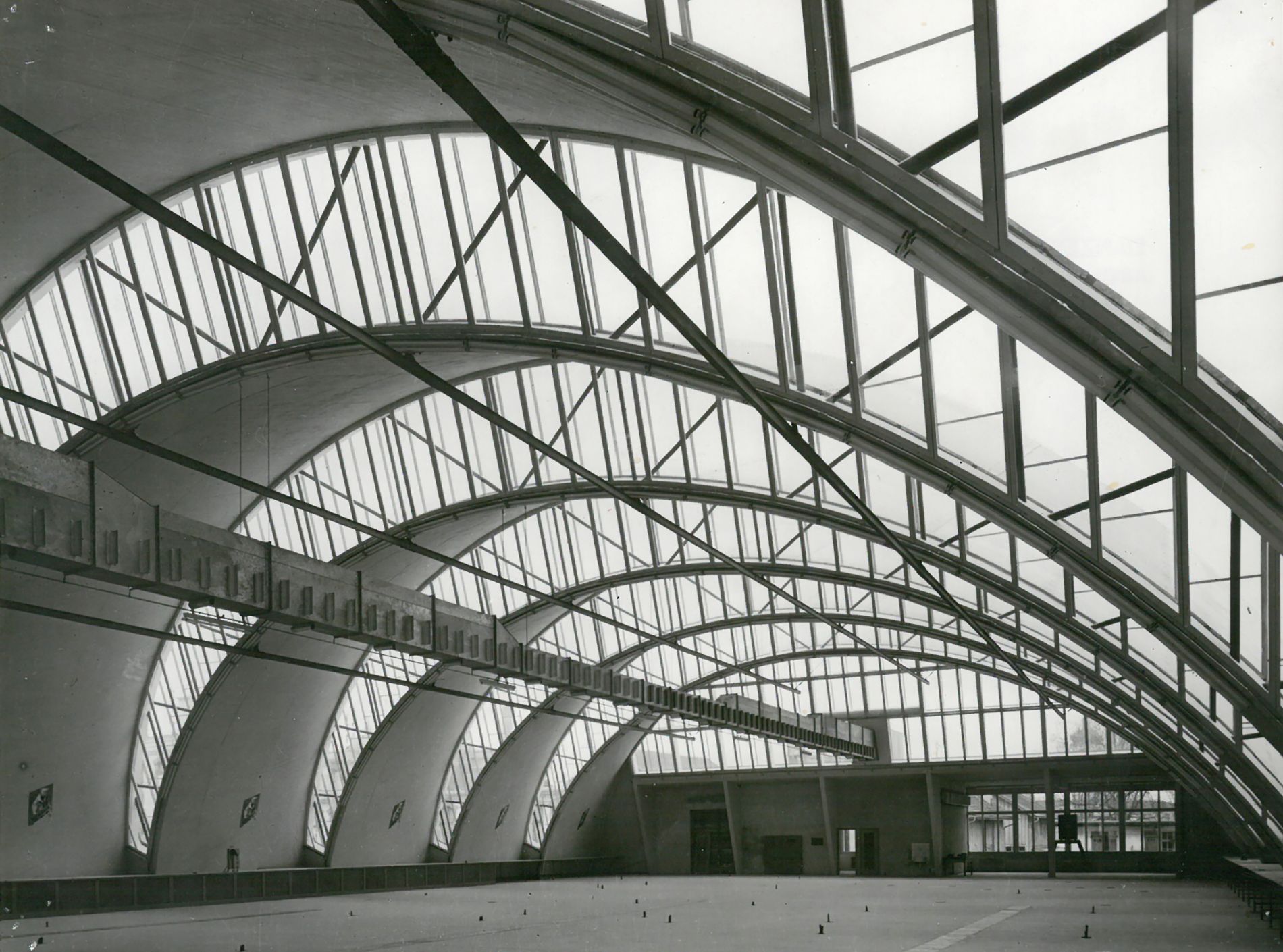 Gossau, Gummiband-Weberei, 1953–1955 © Foto: Beny Kotz. Archiv Danzeisen + Voser Architekten, Danzeisen + Voser, + Forrer Architekten, Forrer Stieger Architekten, St. Gallen