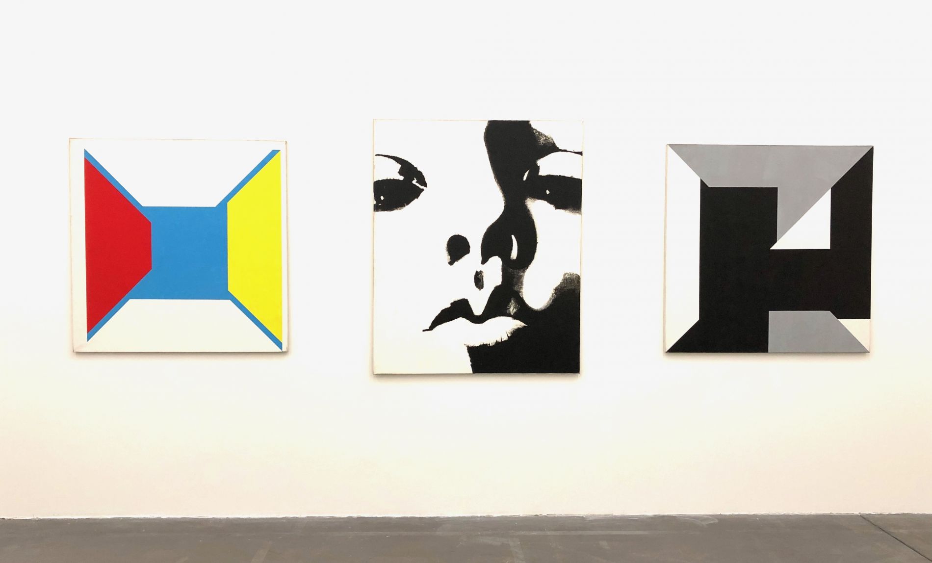 Roman Clemens, 1973: Hommage à l’espace, Triptychon aus la naissance (genesis) – la vie – la mort, Sammlung Museum Haus konstruktiv, Schenkung Stiftung Lis und Roman Clemens (Foto: J21)