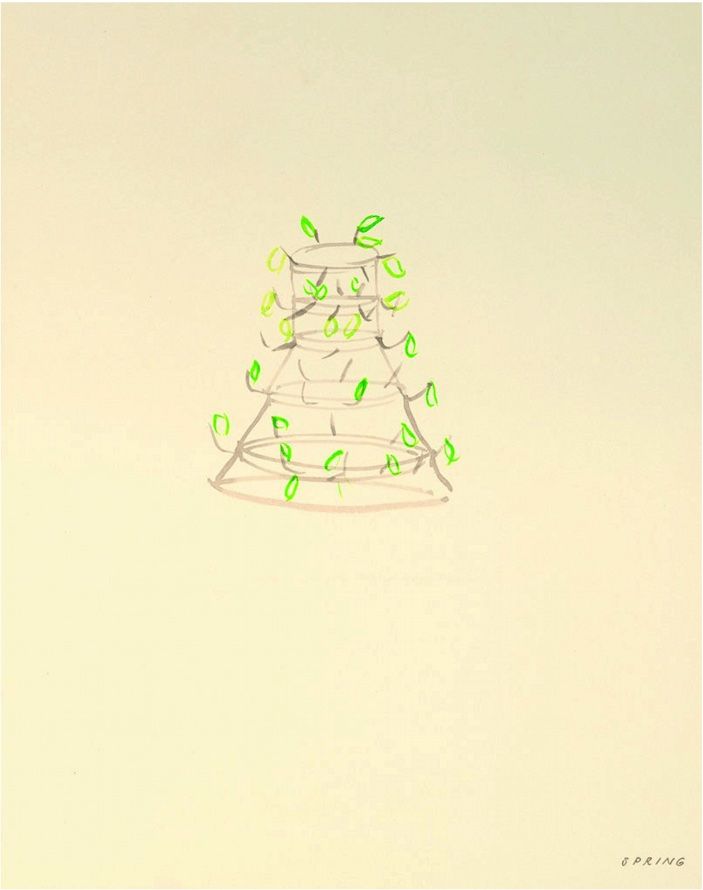 Bethan Huws: Spring, 2008; Courtesy private collection and Galerie Tschudi, Zuoz; © 2021, Bethan Huws / ProLitteris, Zurich