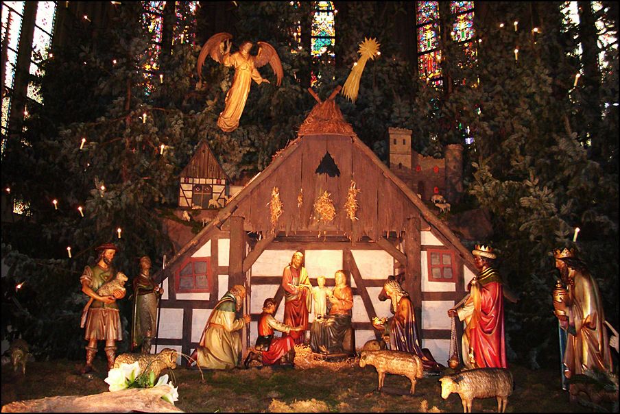 Krippe der St. Ägidiuskirche in Wiedenbrück, Deutschland. Foto © Petra Lemié