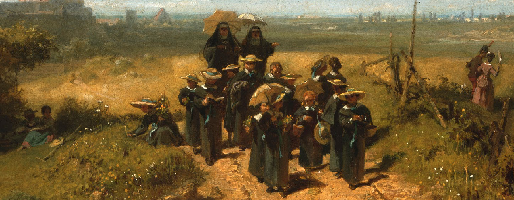 «Der Institutsspaziergang», Ausschnitt