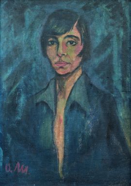 Otto Mueller Otto Mueller
Bildnis Maschka Mueller, vor 1925
Leimtempera auf Jute, auf Leinwand doubliert. © Kunstmuseum Bern, Legat Cornelius Gurlitt 2014.