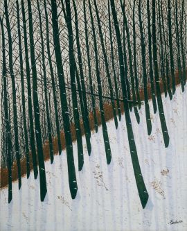Camille Bombois, La forêt Camille Bombois, La forêt: l‘hiver, um 1925/1930
Öl auf Leinwand, 102 x 81,5 cm
Kunsthaus Zürich, Stiftung Rolf und Margit Weinberg, 2003
© 2018 ProLitteris, Zürich