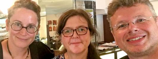 Andrea Diener, Doris Brockmann und Wolfgang Tischer