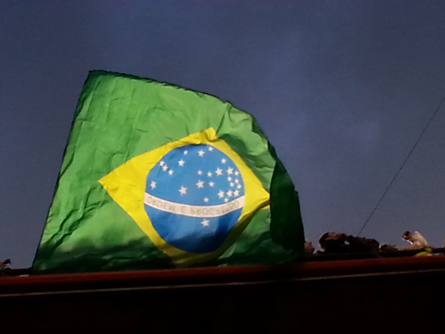 Es braut sich was zusammen über Brasilien. © Christoph Nußbaumeder