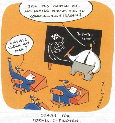 Nicolas Mahler: Schule für Formel-1-Piloten