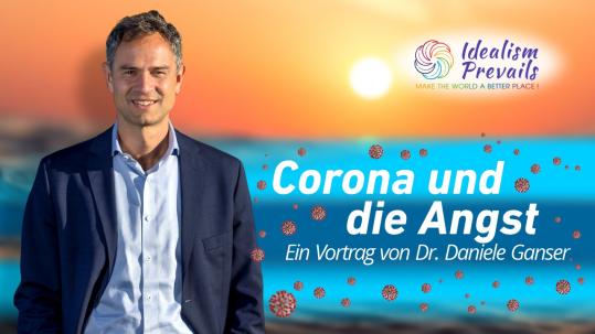 Posterframe von Dr. Daniele Ganser: Corona und die Angst (Vortrag)