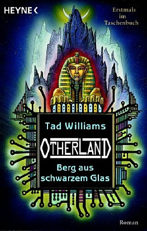 Berg aus schwarzem Glas