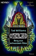 Berg aus schwarzem Glas