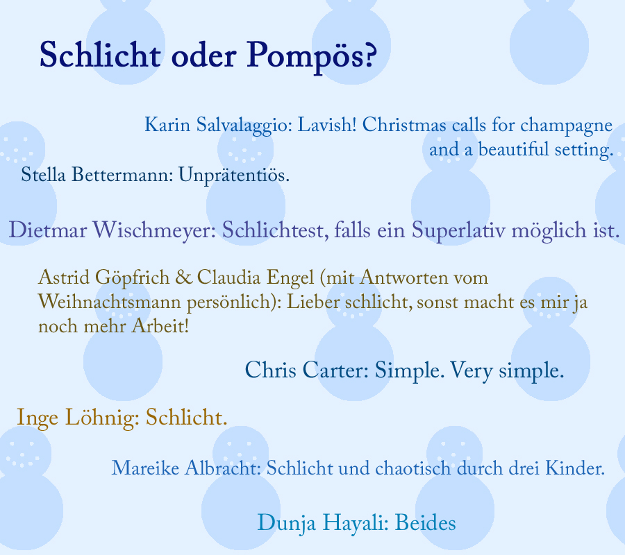 01 schlicht oder pompoes