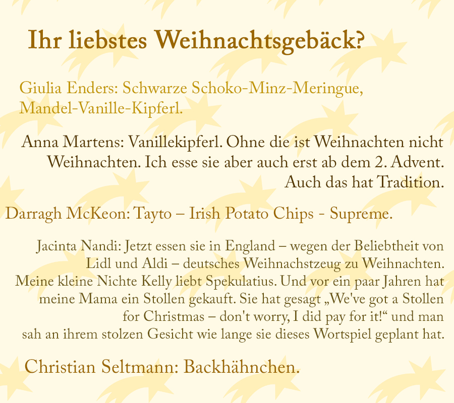 12 weihnachtsgebaeck