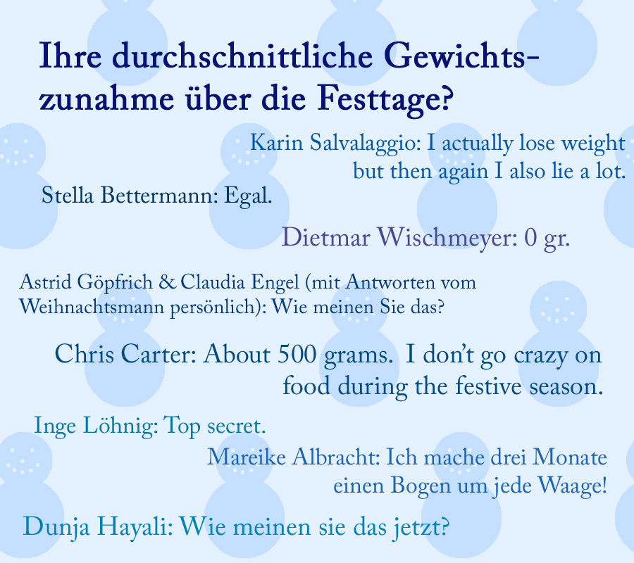 13 gewicht