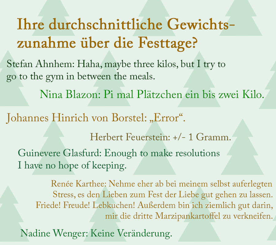 13 gewicht