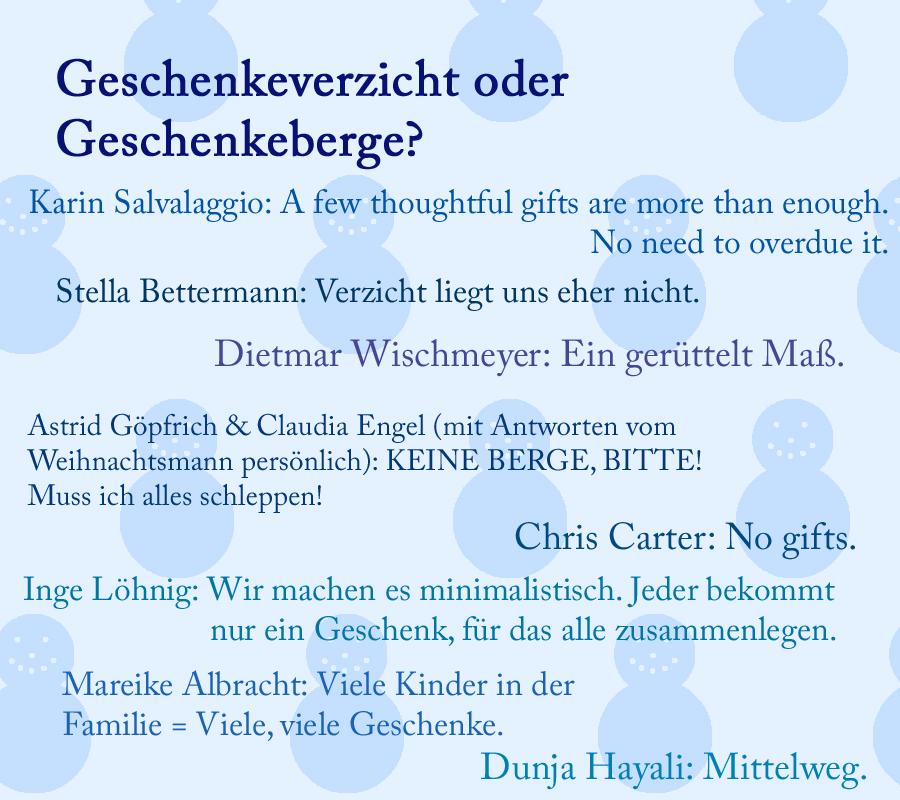 14 berge verzicht