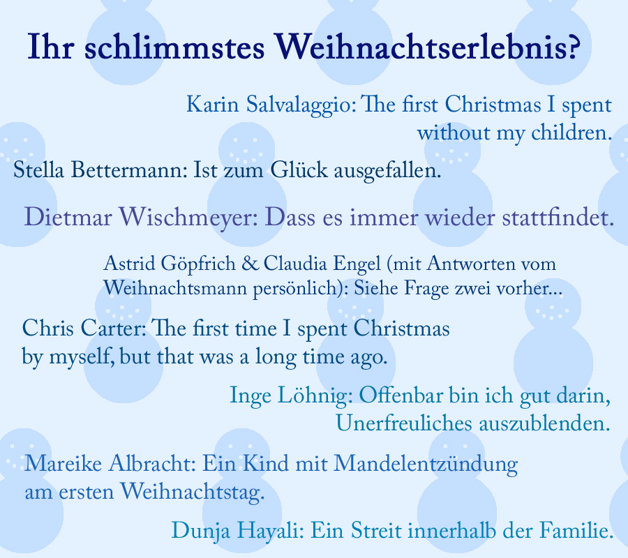 18 weihnachten schlimm