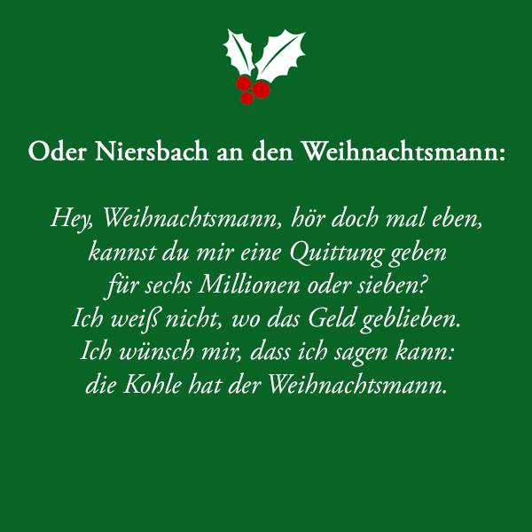 2 wunschzettel niersbach
