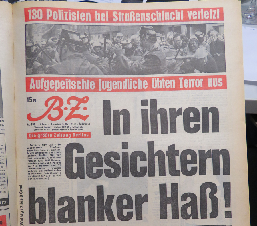 B.Z. Titelseite "Die Tote im Wannsee"