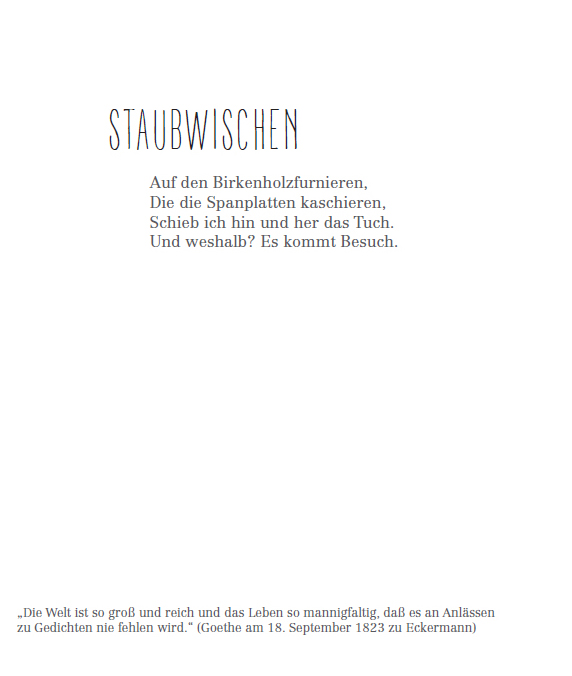staubwischen
