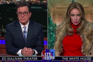 'Melania Trump' on 'The Late Show'
