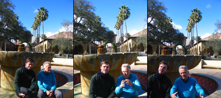 Lomo-Serie, Florian Fuchs und Hans Ulrich Gumbrecht at Stanford