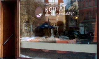 Weimar, Koriat Kuchenmanufaktur (wie immer ein dezidiert schlechtes Touri-Foto)