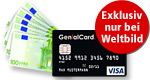 500.- EUR + Visa-Karte