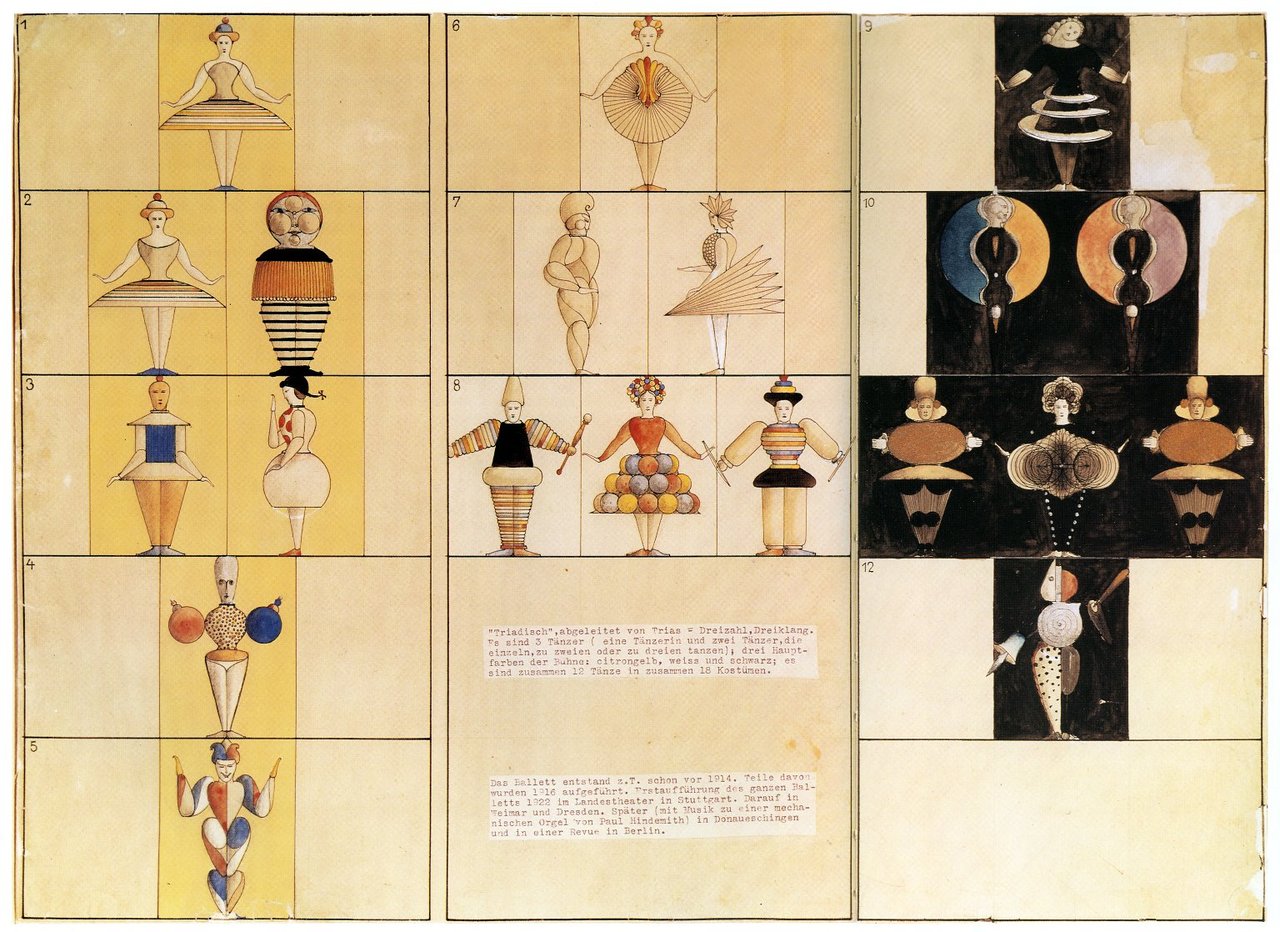 Oskar Schlemmer: Triadisches Ballett, 1924-26