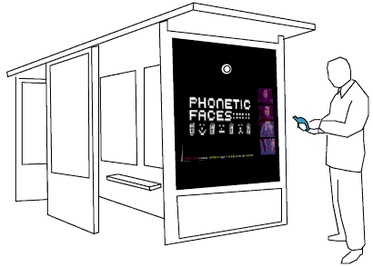Phonetic Faces: bus stop