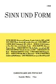 Sinn und Form