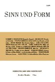 Sinn und Form