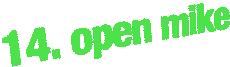 14. open mike - Bericht Absatz 2
