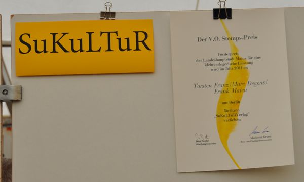 SUKULTUR: Gewinner des V. O. Stomps-Förderpreises