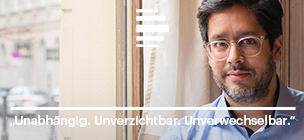 Motiv zur bundesweiten Imagekampagne von Deutschlandradio.