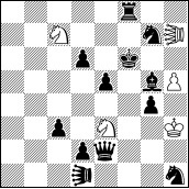 wKh3, wSc7e3, wBh5, wDLh7, sKf6, sDe2, sTf8, sLg5, sSg7h1, sBc3d2d6e5g4, sDLd1
