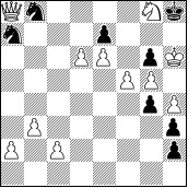 wKh6, wDa8, wSg8, wBa2b3c2d6e6f5g5h4,sKh8, sSa7b8, sBe7g4g6h2h3