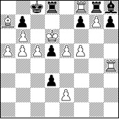 wKd6, wTf8h4, wLa7, wBa5b5b6c5e2e5f5g7,sKc8, sTd8g8, sLh8, sBb7d3d5f7h7