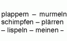 Arbeitsblatt Wortfelder