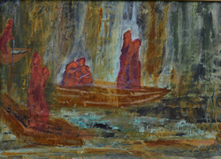 Hoffnung Holz 43x55