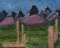 gebrochene Leinwand 30x40