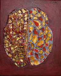 Ein Gehirn 30x40