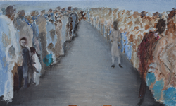 auf der Flucht 50x37