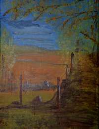 Herbst Aare 30x40