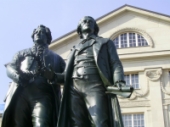 Goethe-Schiller-Denkmal in Weimar